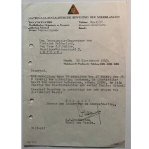 NSB Identity Card Letter, Arnhem