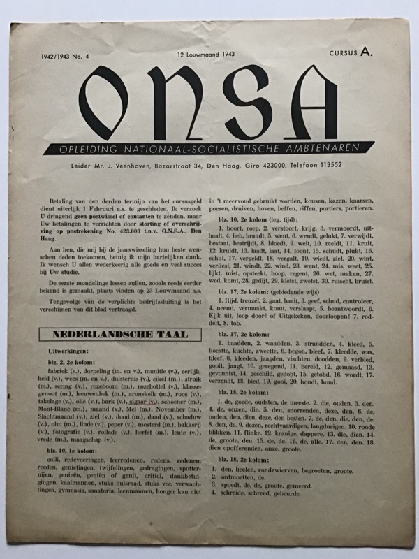 ONSA, 1942/3, no 4 - Image 3